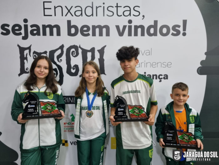 Atletas de Jaraguá do Sul somam pontos em competição internacional de xadrez  – Agência de Notícias Avante!