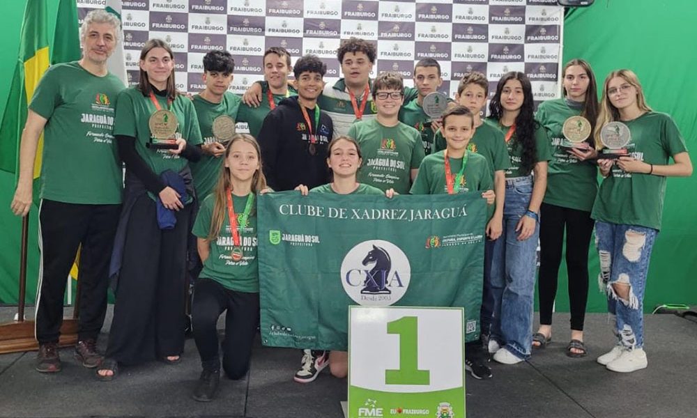 Equipe de Xadrez de Jaraguá do Sul escrevendo sua história nas competições.